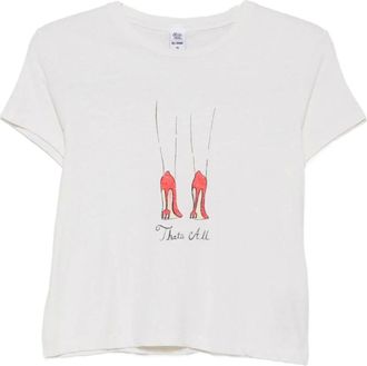 Re/Done Mujer, Camisetas, Blanco, Talla: S