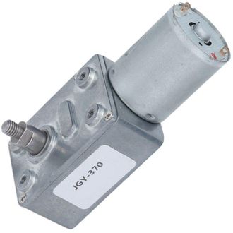 OEM Motorreductor De Cc De 12 V Jgy-370, Reversible Con Autobloqueo, Eje De 8 Mm, 30 Rpm