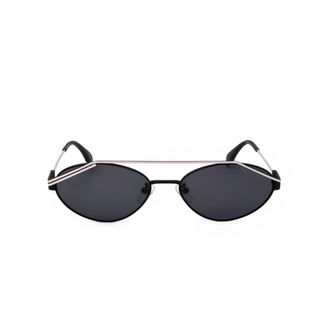 Fila Unisex Black Oval Sunglasses SFI019