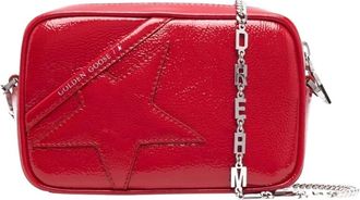 Golden Goose Mini Star Bag - Dames - Tassen - Rood - Maat: ONE Size Zijde