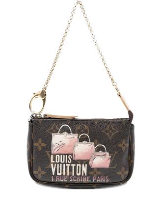Louis Vuitton 2010 Monogram Affiche Mini Pochette Accessoires handbag - women - Fabric - One Size - Brown