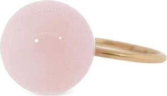 Irene Neuwirth Anello Gumball media in oro rosa 18kt con opale