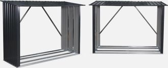 Sweeek Le&ntilde;ero Exterior De Acero Galvanizado, Set De 2