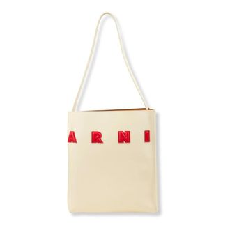 Marni Hobo Museo Piccola - female - Marni - Shoulder Bags - Beige - ONE SIZE - Bags
