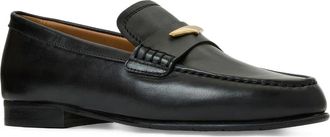Aquatalia Elia Weatherproof Loafer in Black Soft Calf at Nordstrom, Size 5.5