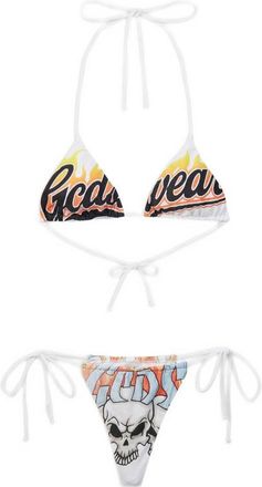 GCDS Riders-print Bikini