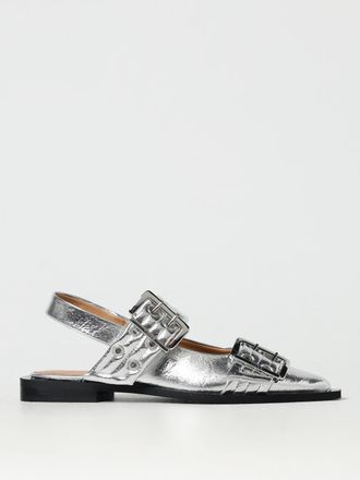 Ganni Ballet Flat GANNI Woman color Silver