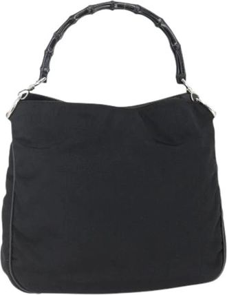 Gucci Pre-owned Vintage Schoudertas - Dames - Vintage Schoudertas - Zwart - ONE Size - Nylon - Vintage