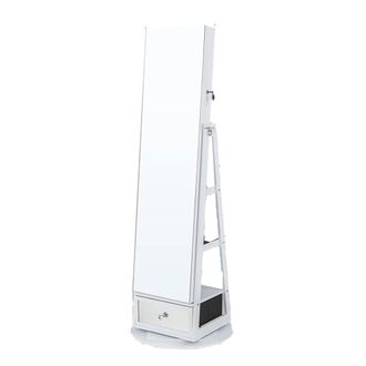 Giantex Joyer&iacute;a con pedestal giratorio de 360&deg; y LED 56 x 56 x 164cm