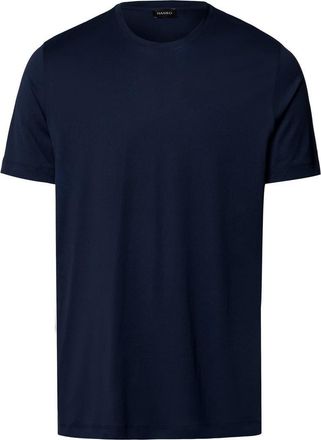 Hanro Night and Day Cotton Crew Neck T-Shirt in Deep Navy at Nordstrom, Size Xx-Large
