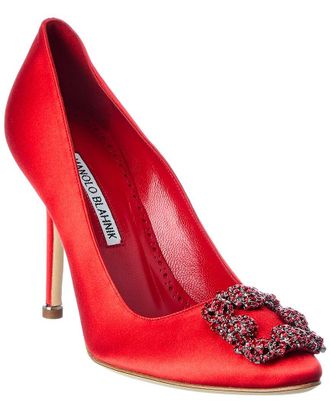 Manolo Blahnik Hangisi 105 Satin Pump