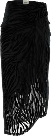 Isabel Marant Gonna lunga Cristie - Nero