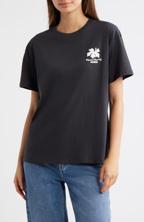 Rip Curl Topanga Canyon Graphic T-shirt in Washed Black at Nordstrom, Size Xx-Large