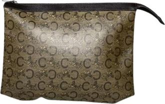 Celine Pre-owned Clutches, female, Brown, Size: ONE SIZE Pre-owned Triomphe Clutch