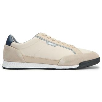 HUGO BOSS Mens Nitan Trainers - Natural Nylon - Size UK 11