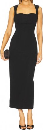 Runaway The Label Kody Midi Dress In Black