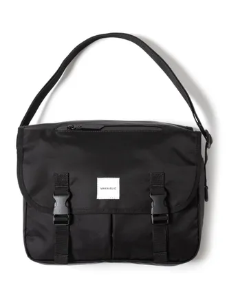 Makavelic flap messenger bag - unisex - Nylon - OS - Black