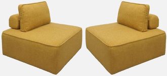 Sweeek Sof&aacute; Modular En Tejido Borreguito, 2 Plazas