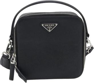 Prada Pre-owned Cross Body Bags, male, Black, Size: ONE SIZE Pre-owned Vintage Handbag