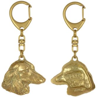 OEM Dachshund - Llavero De Perro Ba&ntilde;ado En Oro, Decoraci&oacute;n De Bolsos, Accesorio De Lujo De Art-dog