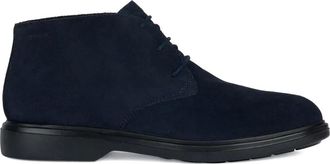 Geox Spherica lace-up calf leather boots - Blue