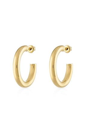 BEN ONI Small Open Hoop Earrings in Gold at Nordstrom
