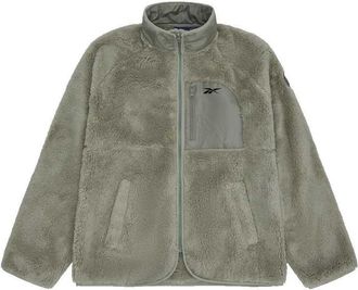 Reebok Dames Double Monkey Fleece Jasje (Sage)