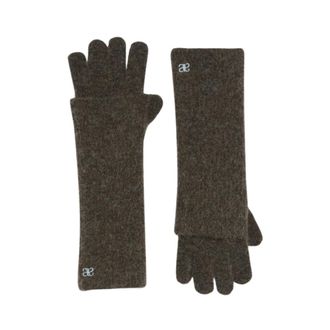 Alchemist Micky Handschoenen - Dames - Accessoires - Bruin - Maat: ONE Size Wol