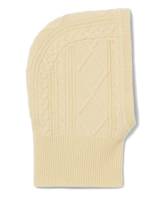 Claudie Pierlot cable-knit balaclava - Neutrals