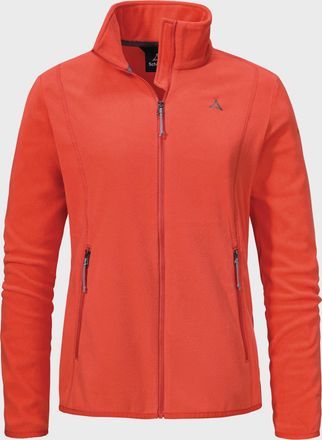 Sch&ouml;ffel Fleecejacke SCH&Ouml;FFEL Fleece Jk Style Ash WMS, Damen, Gr. 42, rot (2030, rot), Oberstoff: 100% Polyester, regular fit, hoch geschlossener Ausschnitt, J