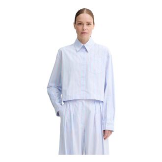 Won Hundred Camicia in Cotone - - Blouses & Shirts - Donna - Blu - L