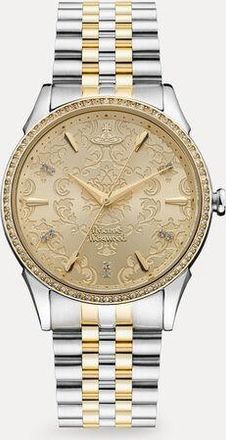 Vivienne Westwood Wallace Watch Gold / Silver Swarovski Crystals / Stainless Steel Women