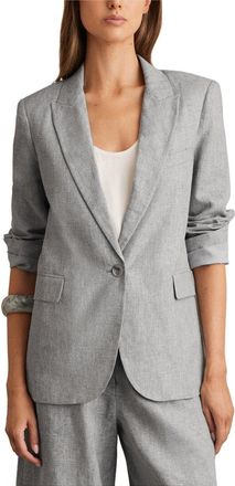 Reiss Willow Linen-Blend Jacket