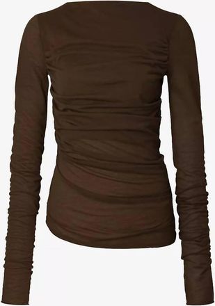 SOEUR Womens Gaia T-Shirt In Marron
