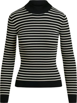 Essentiel Maglione a righe - Nero