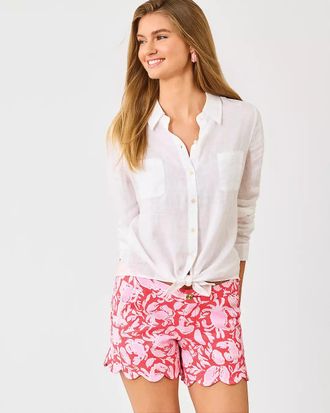 Lilly Pulitzer 5 Buttercup Knit Short