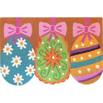 R16 Home Easter Egg Scallop Doormat in Brandy Multi at Nordstrom Rack, Size 24X36 Ft