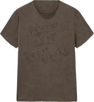 John Varvatos Raw Edge Peace T-Shirt