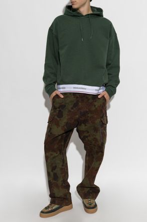 Dsquared2 Cargo Trousers, Mens, Green