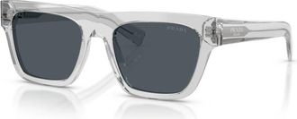 Prada PR C03S Zonnebril - Heren - Zonnebrillen - Grijs - 54 MM - Accessoires