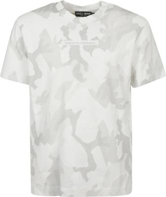 Dolce & Gabbana T-Shirts - Heren - T-shirts - Wit - XS - Katoen - Tops