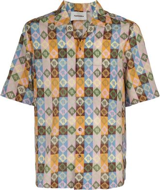 Nanushka Multicolored Printed Cotton Shirt