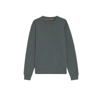 HUGO BOSS Hoodies & sweatvesten, Heren, Groen, M, Katoen, We Smallcrew Sweatshirt