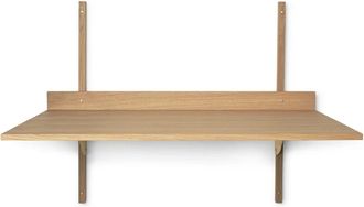 Ferm Living Sector Schreibtisch, Eiche / Messing