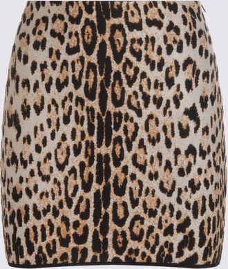 Roberto Cavalli Skirts Light And Natural-Donna