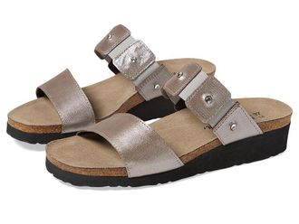 Naot Ashley Womens Sandals Silver Threads : EU 41 (US Womens 10) N, Leather