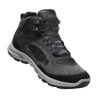 Keen Womens Terradora Flex Mid Water Proof Hiking Boots In Black/steel Grey