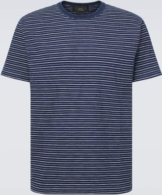 Ralph Lauren T-shirt in jersey di cotone a righe