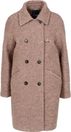 Fay Jacqueline Coat - Dames - Mantel - Roze - M - Wol - Jassen