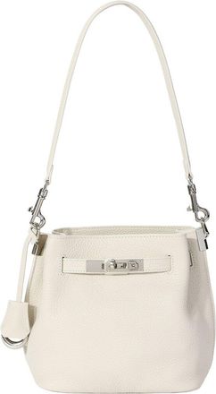 Tiffany & Fred Pebbled Mini Leather Bucket Bag